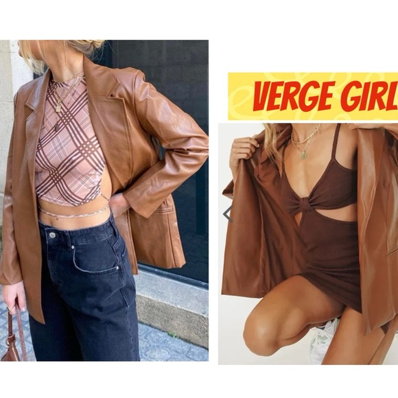 Verge Girl Faux leather jacket - Picture 1 of 6